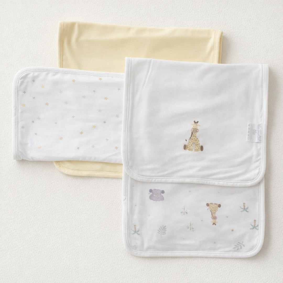 Burp Cloths (Set of Three)